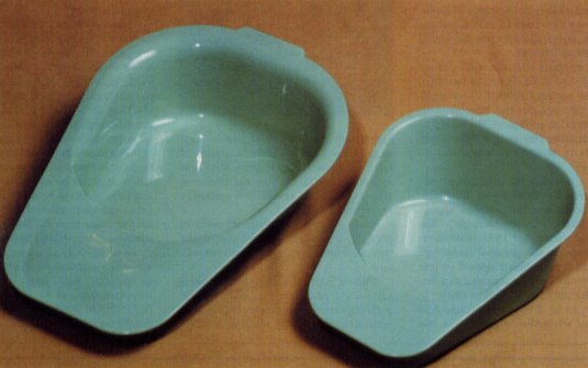Slipper Bedpans - Small and Large
