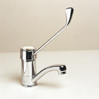 Basin single lever with disabled handle.
