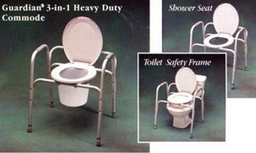 3-In-1 HD Commode