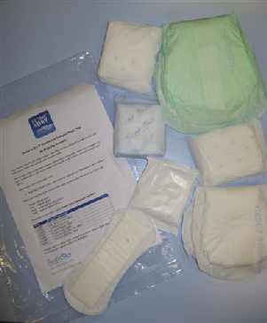 Continence Pad Sampler Pack