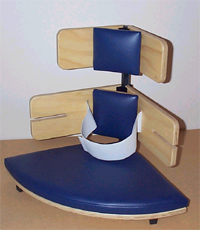 DES Corner Chair as floor sitter with headrest