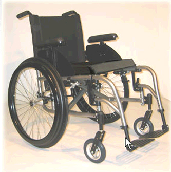 Model SX - Quickie GP Swing Away Manual Wheelchair