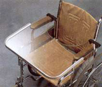 Clear Heavy Duty Wheelchair Lap Tray