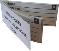 Giant Pocket Address/Telephone Book