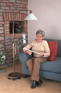 Daylight Ultimate Floorstanding Lamp with Magnifier