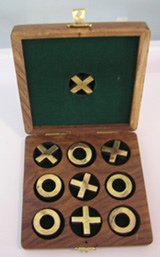 Naughts and Crosses in a Travel Box