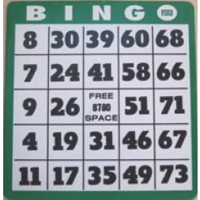 Large Print Bingo Cards