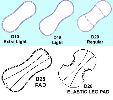 Night 'N' Day Comfort Shaped Pads