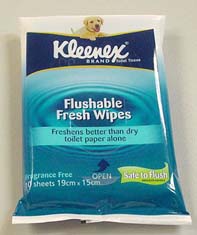 Flushable Fresh Wipes
