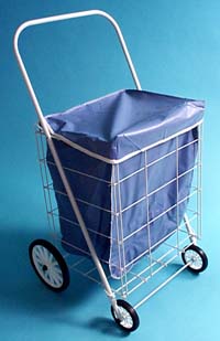 Shopping Cart with Vinyl Bag