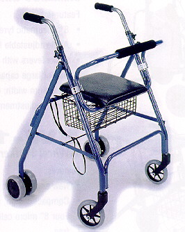 A Frame Walker with Seat