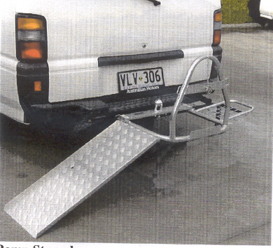 Summit Wheelchair Carrier with Ramp - ramp down