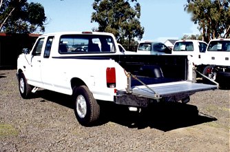 Ute with Tailgate Loader Open