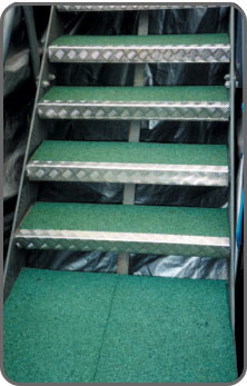 Rubber Stair Treads and Tiles