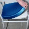 Aluminium Shower Stool - with padded cover for plastic seat