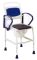 Kiel Commode Chair: Grey/Blue