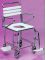 K-Care Push/Transit Shower/Commode Chair with Swingaway Footrests