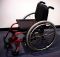 Mogo Lightweight Folding Wheelchair - Unfolded