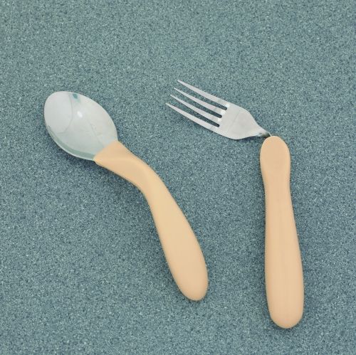 Caring Angled Spoon & Fork