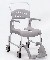 ETAC Clean Attendant Propelled Shower Commode