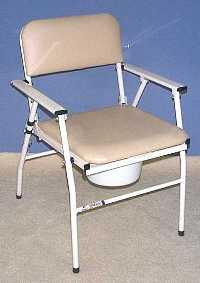 Patient Care Products Folding Steel Commode 