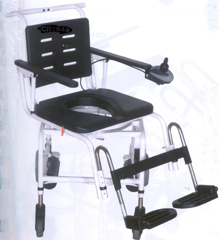 Electric Driven Rotating Mobile Shower Commode