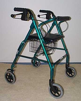 A Frame Walker with Hand Brakes