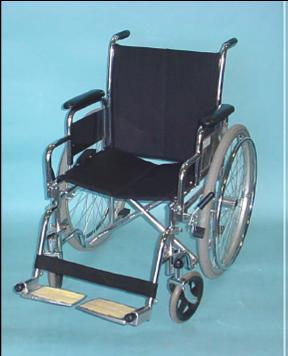 Patient Care Products Chrome Deluxe Wheelchair