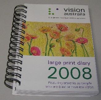 Large Print Diary A4 Size