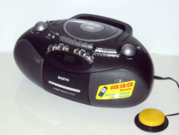 Switch Adapted CD Player - Portable