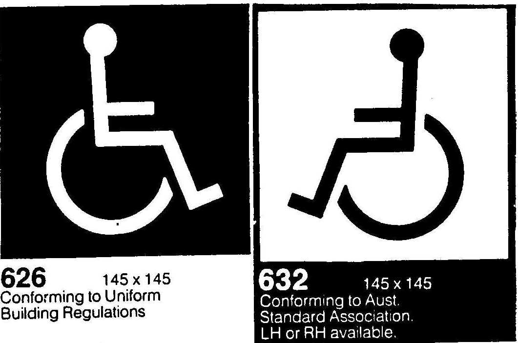 Disabled Persons Signs