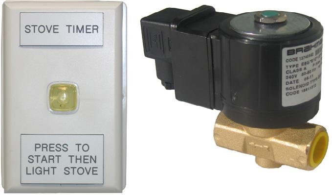Gas Timer and Gas Shut Off Valve