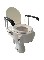 Care Assist Adjustable Toilet Seat Raiser with Arms