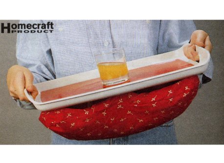 Staytray with bean bag