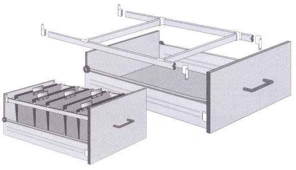 Gallry Rail For Pot Drawers