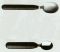 Dessert spoon (top) and spoon (bottom)