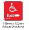 WA Braille & Tactile Signs - Access Directional